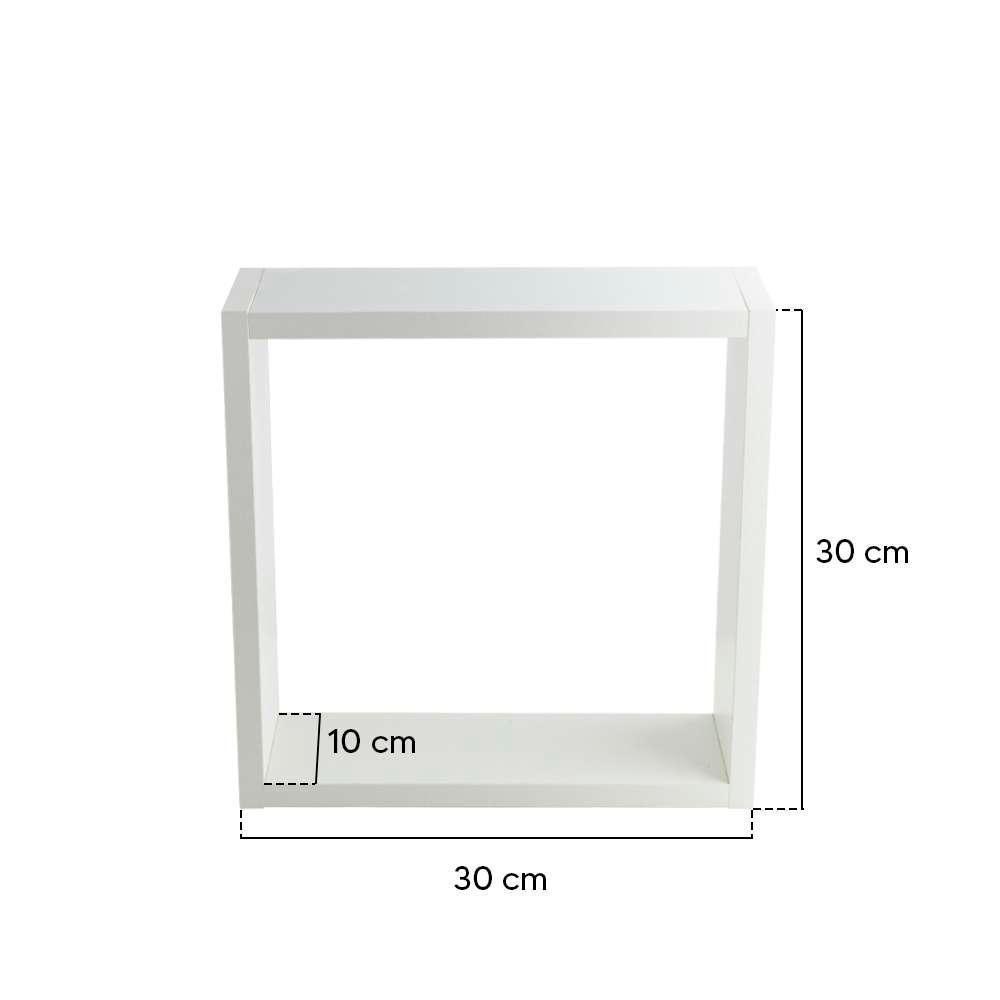Kit 3 Nichos Decorativos Branco 30x30x10 Para Sala Quarto - 2