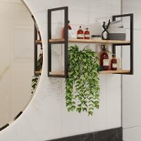 Nicho Parede Design  80cm De Metal - 3