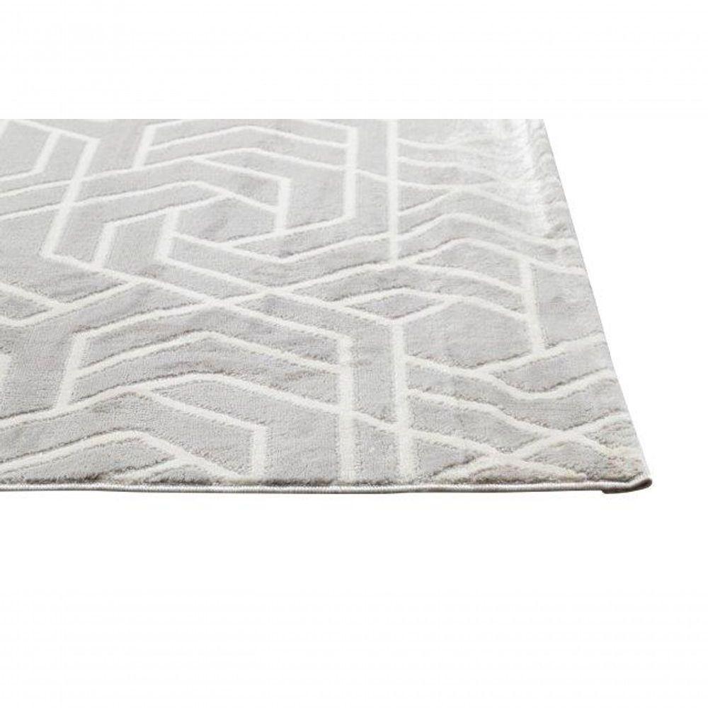 Tapete Turco Sala Istambul 05 - 100 X 140cm Bege E Cinza - 5