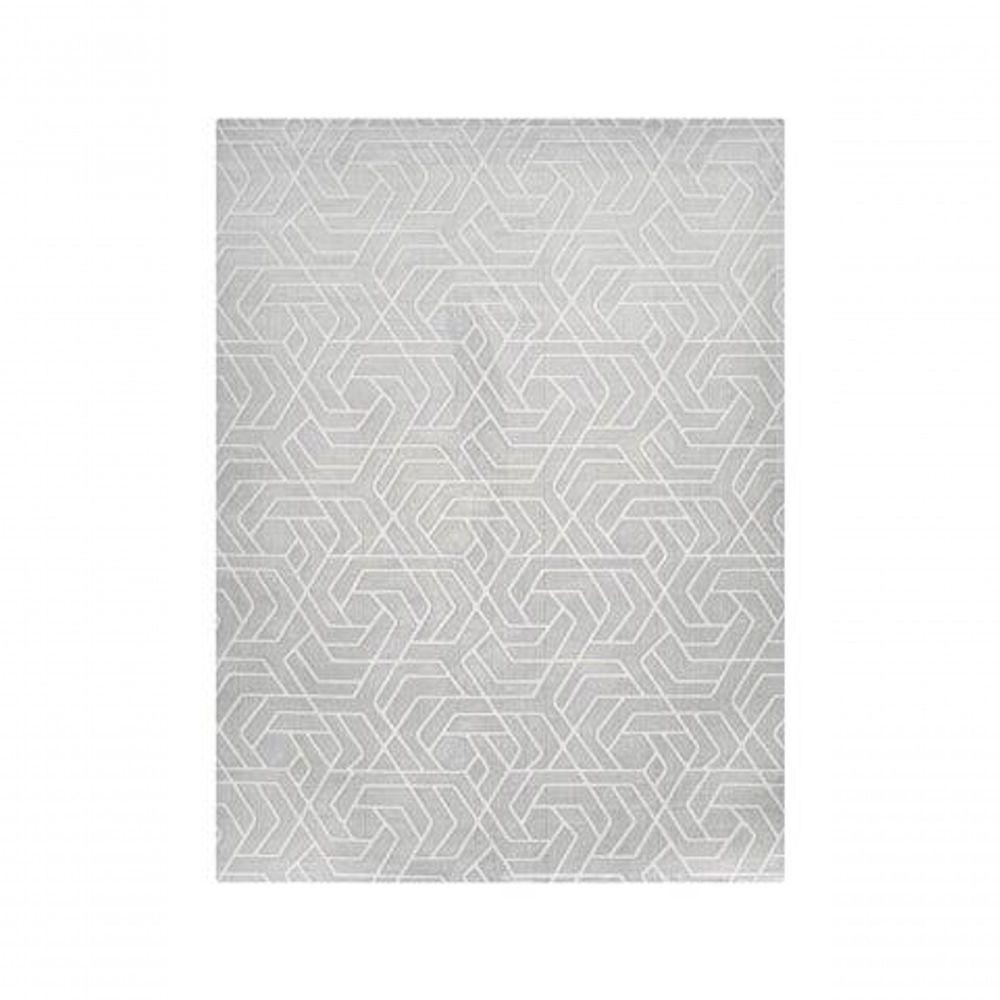 Tapete Turco Sala Istambul 05 - 100 X 140cm Bege E Cinza - 7