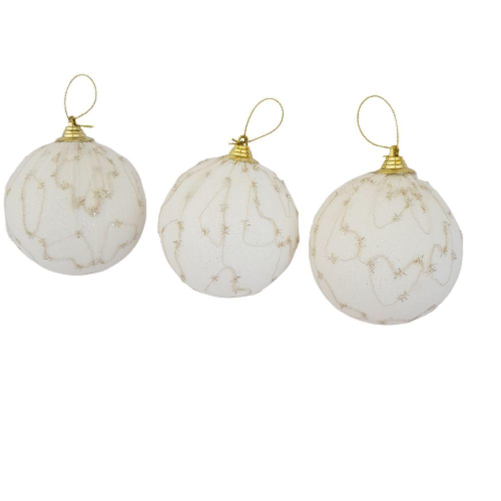 Bolas De Natal Kit Com 3 Unid 3 Pçs - 1