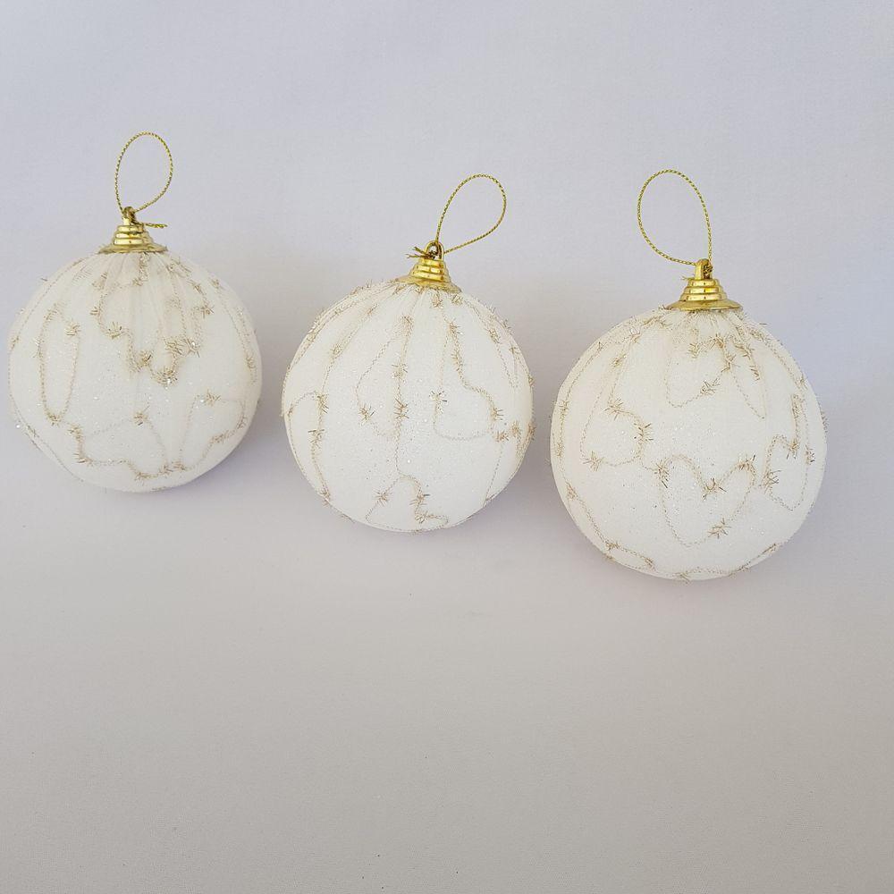 Bolas De Natal Kit Com 3 Unid 3 Pçs - 2