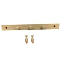 Cabideiro Em Madeira Para Parede/Porta Fixo Palha - 2