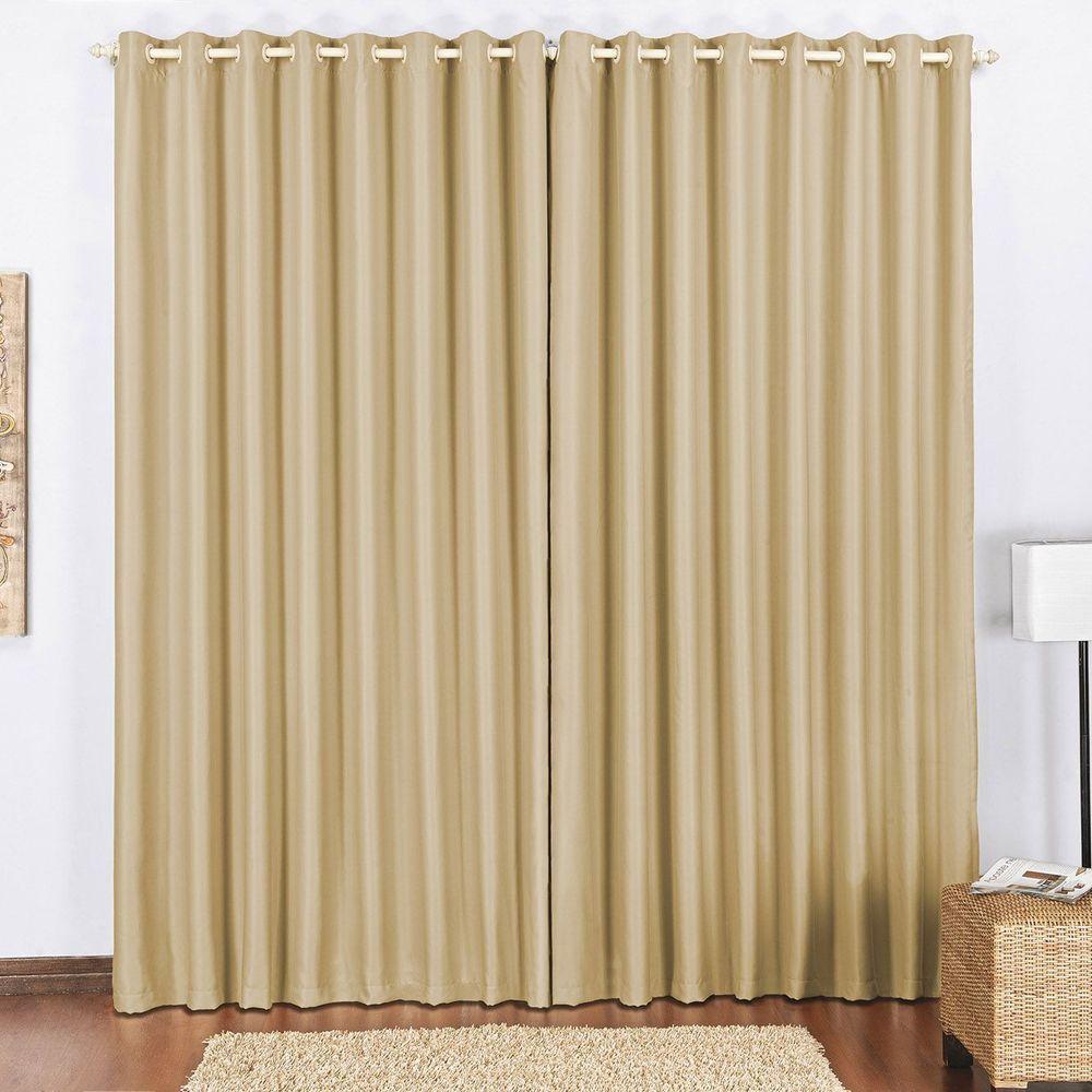 Cortina Blackout 3,00M X 2,60M Avelã Tecido Blackout Blecaute Sala Quarto Nova - 2