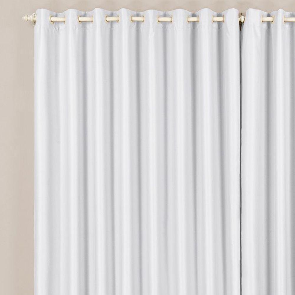 Cortina Blackout 2,00M X 1,70M Gelo Tecido Blackout Corta Luz Sala Ou Quarto - 2
