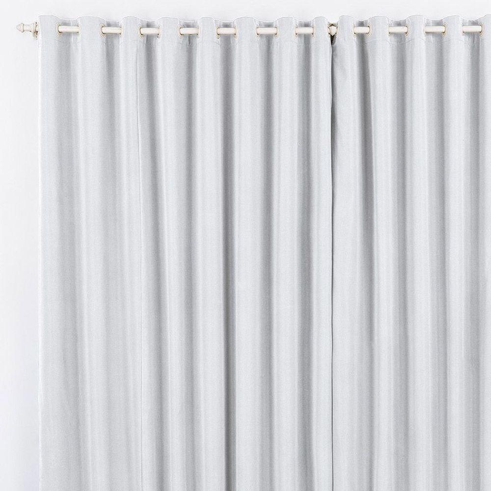 Cortina Duda 2,00M X 1,70M Metros Branca Tecido Oxford Para Sala Ou Quarto - 2