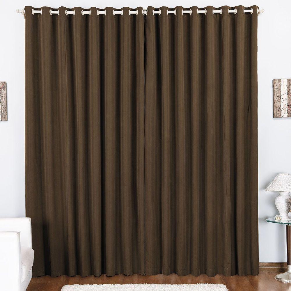 Cortina Duda 2,00M X 1,70M Metros Tabaco Tecido Oxford Para Sala Ou Quarto - 1