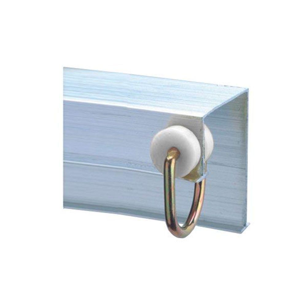 Cortina Para Trilho Comum Elegance 3,00M X 2,50M Bege Tecido Semi Blackout Voal - 2