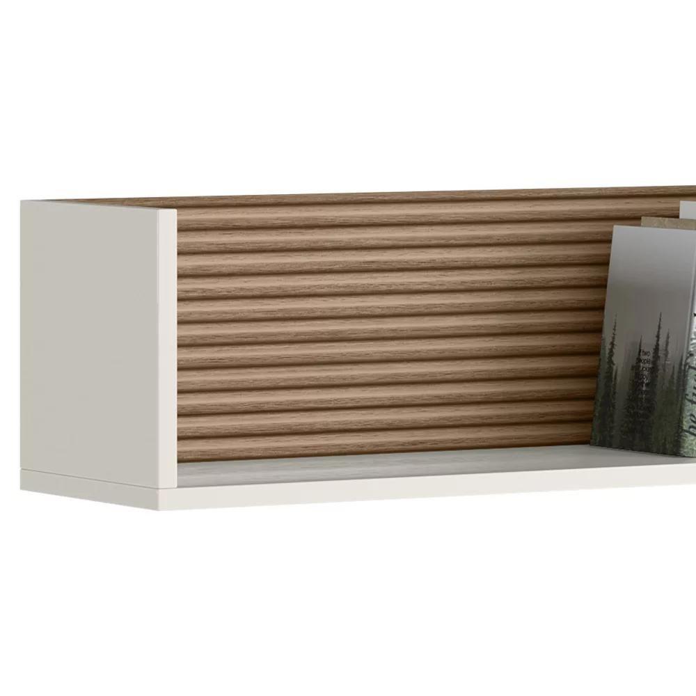 Kit 2 Nichos De Parede 14064 60 Cm Off White Cristal Dmad Off White Cristal - 3