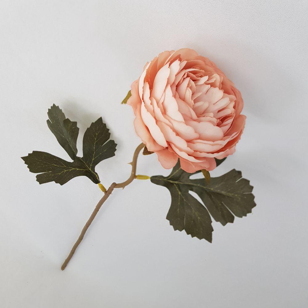 Flor Artificial Camélia 38cm - 2