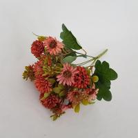 Flor Artificial Buquê Margaridas Com Cravo 30cm - 3