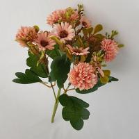 Flor Artificial Buquê Margaridas Com Cravo 30cm - 2