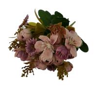 Flor Artificial Buquê Camélia E Margarida 30cm - 1