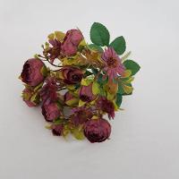 Flor Artificial Buquê Camélia E Margarida 30cm - 2