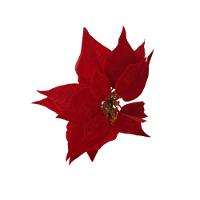 Flor Artificial Natalina Poinsétia Haste 27cm 27cm - 2