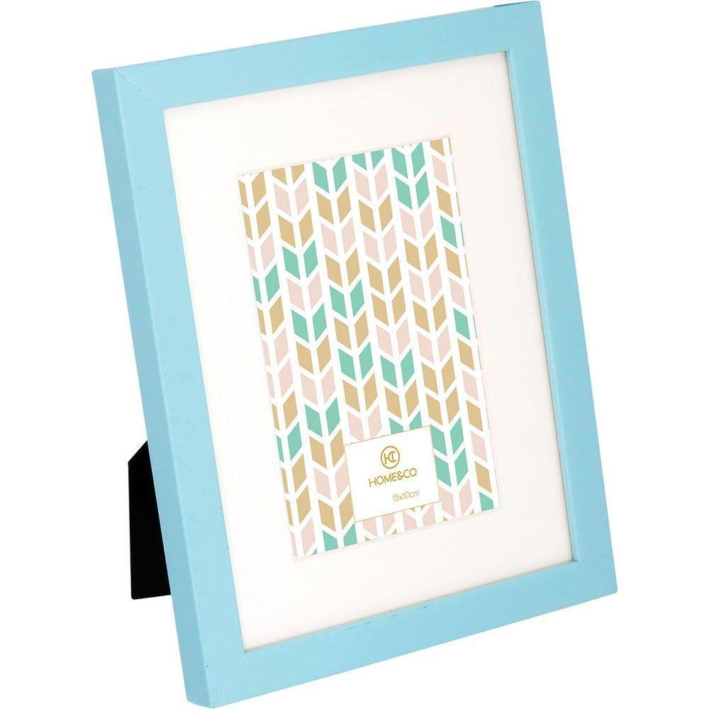 Floc Porta-Retratos 10X15 23X18X2Cm Plástico Azul - 1