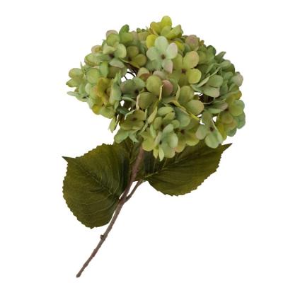 Flor Artificial Hortência Verde 60 Cm
