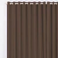 Cortina Tecido Blackout 4,00M X 2,80M Tabaco Para Trilho Comum Sala Quarto Blecaute Corta Luz - 3