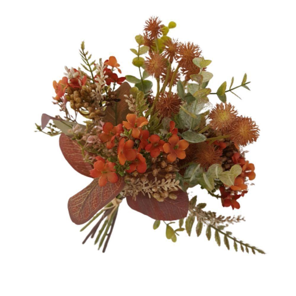 Flor Artificial Buquê 6 Ramos 30cm - 1
