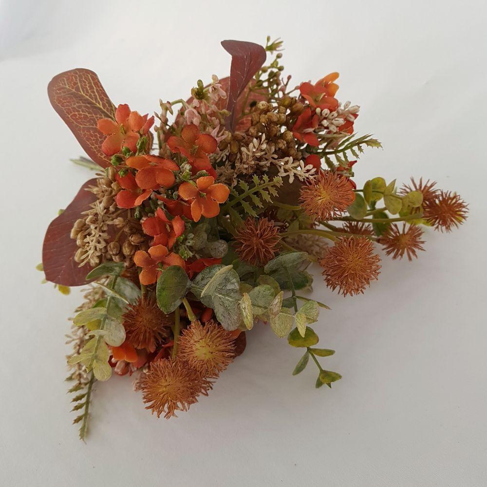 Flor Artificial Buquê 6 Ramos 30cm - 2