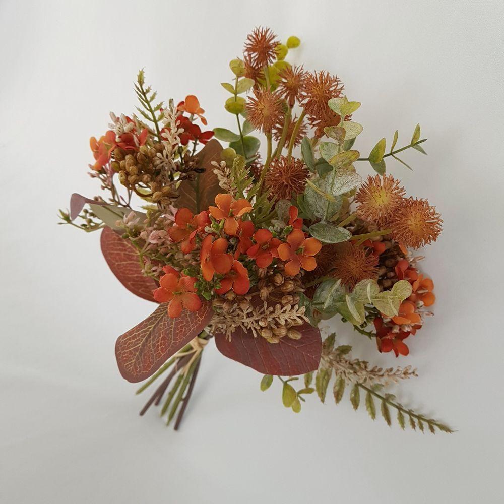 Flor Artificial Buquê 6 Ramos 30cm - 3