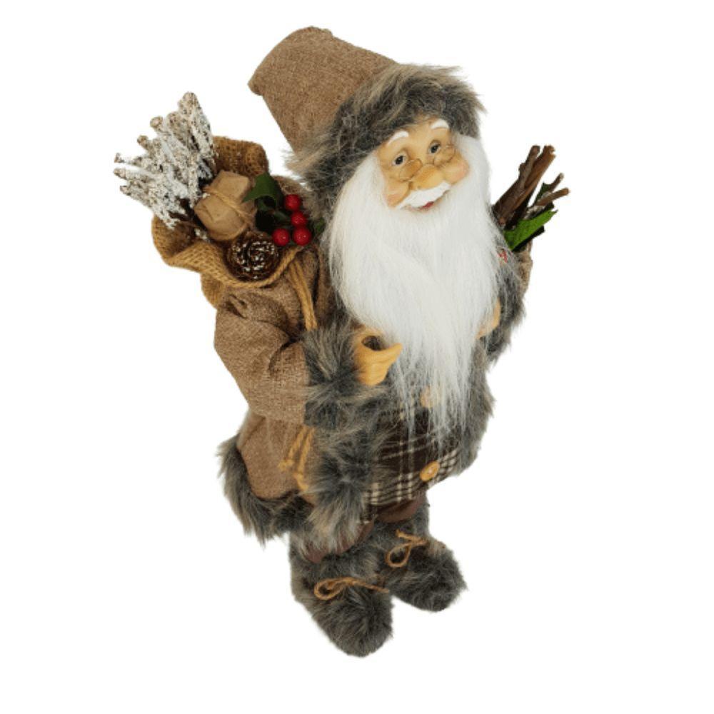 Papai Noel Com Saco De Presentes 45cm - 3