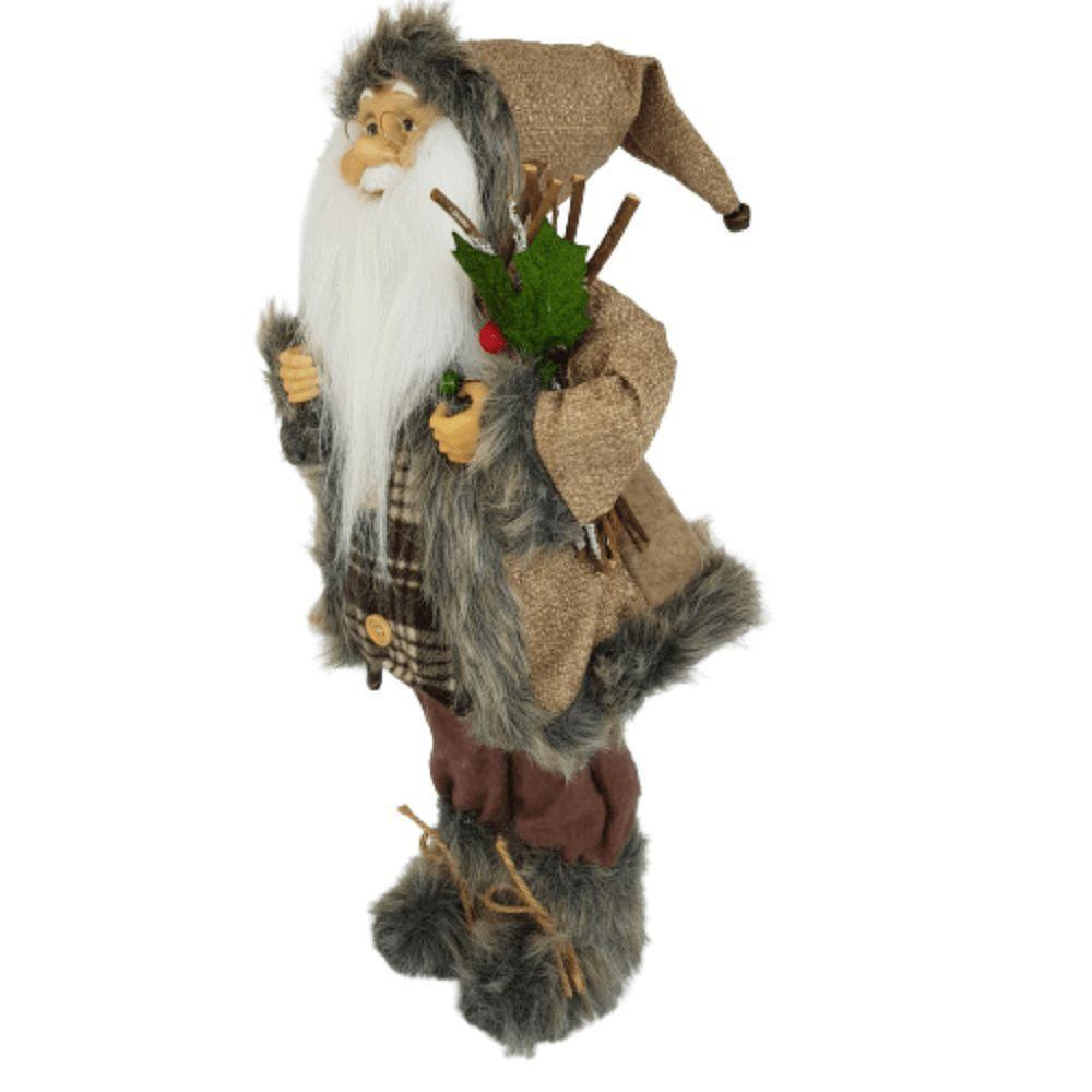 Papai Noel Com Saco De Presentes 45cm - 4