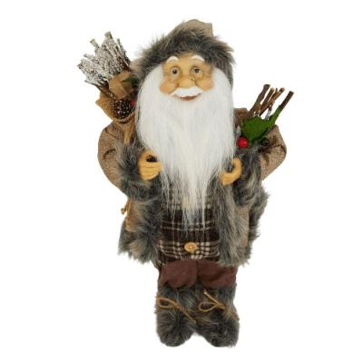 Papai Noel Com Saco De Presentes 30cm