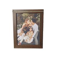 Porta Retrato Em Mdf Com Strass (15x21) Marrom - 1