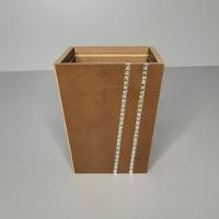 Vaso Em Mdf Com Strass (12x12x14) Marrom - 4