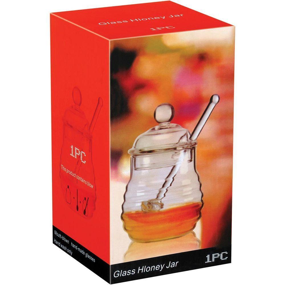 Apis Meleira 13X8X9Cm 200Ml Borosilicato Transp Com Colher - 2