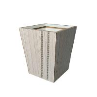 Vaso Em Mdf Com Strass (12x12x14) Claro - 1