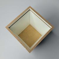 Vaso Em Mdf Com Strass (12x12x14) Claro - 2