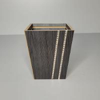 Vaso Em Mdf Com Strass (12x12x14) Preto - 3