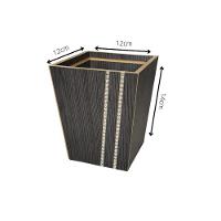 Vaso Em Mdf Com Strass (12x12x14) Preto - 4