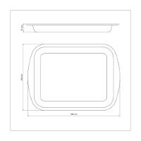 Assadeira Rasa Tramontina Brasil Starflon T1 Grafite 34 Cm - 3