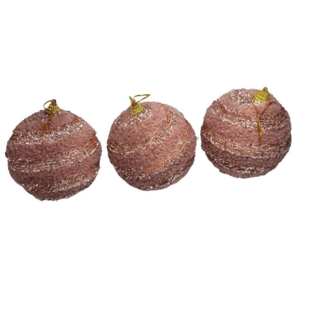 Bola De Natal Kit Com 3 Unidades Kit 3 Pçs. - 3