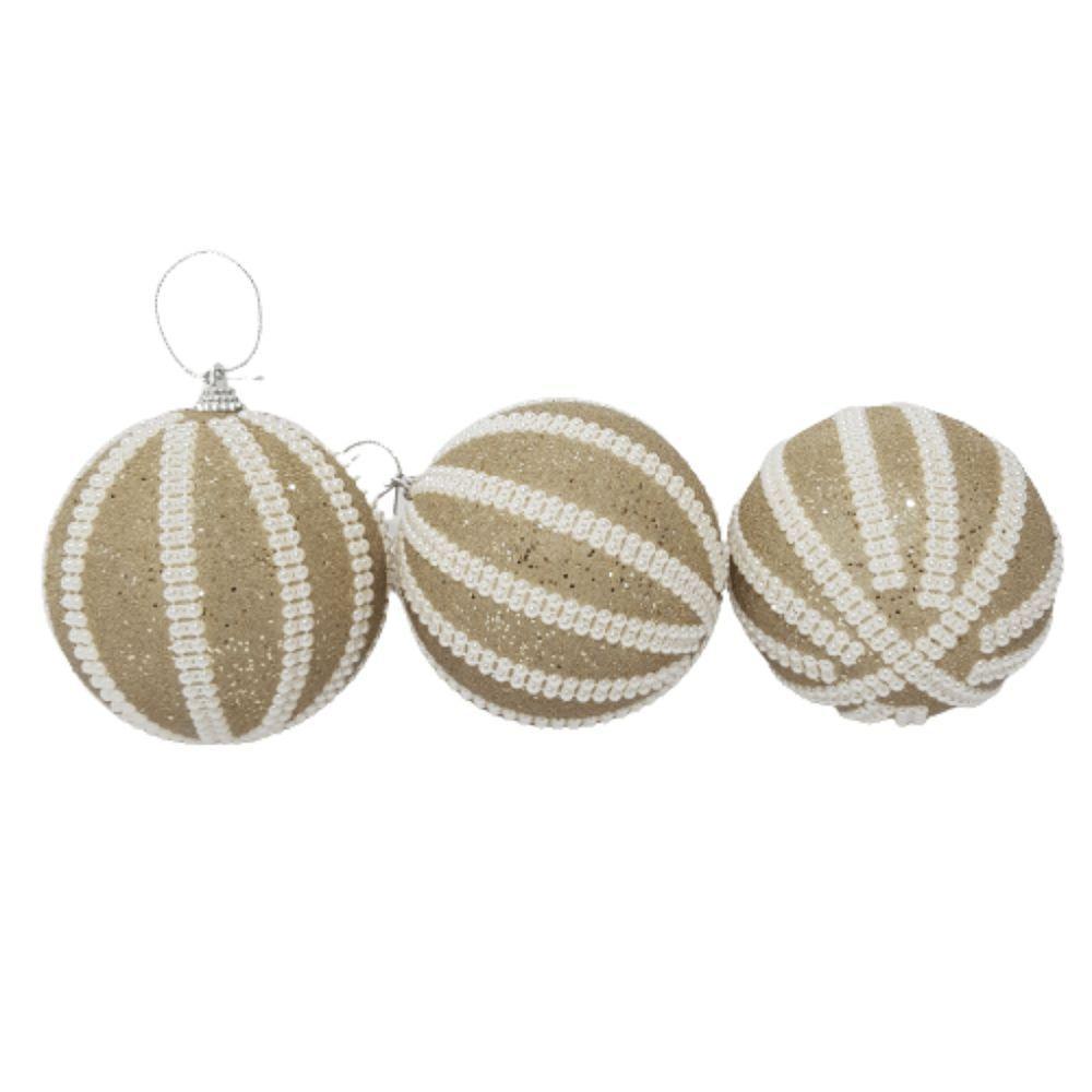 Bola De Natal Kit Com 3 Unidades Kit 3 Pçs. - 1