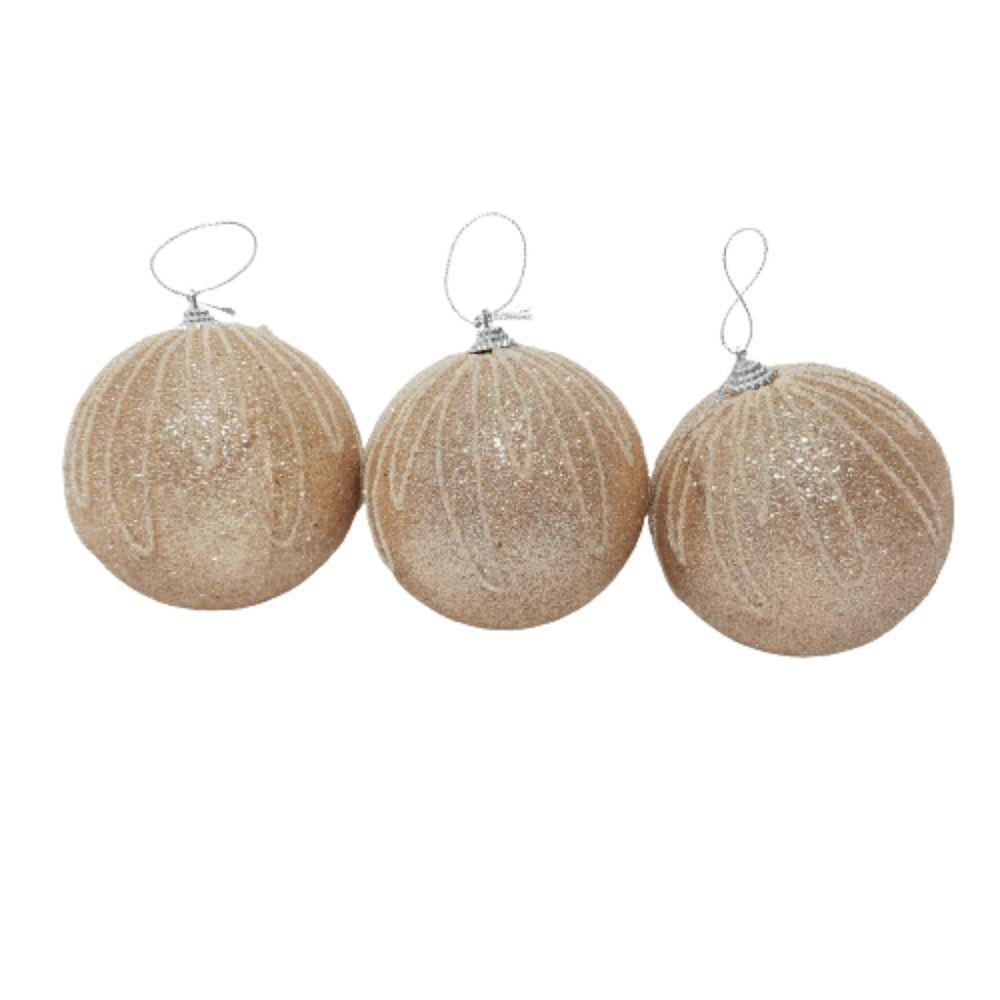 Bola De Natal Kit Com 3 Unidades Kit 3 Pçs. - 1