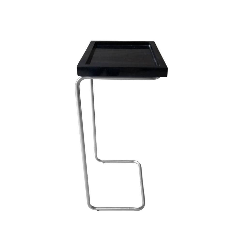 Bandeja Lateral Porta Copo E Notebook Sofá Cor Preto - 1