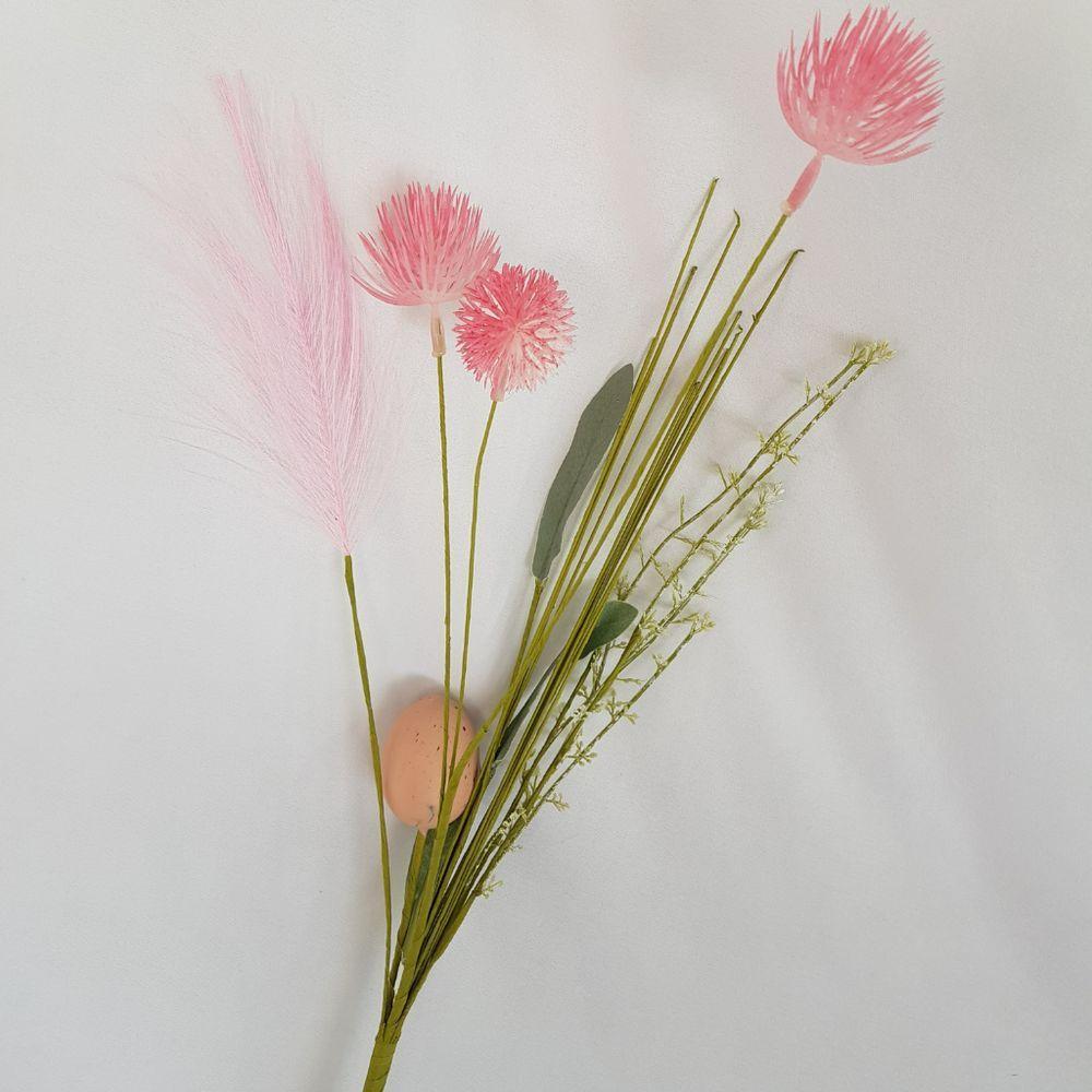 Buquê De Flor Com Ovinho De Páscoa 58cm - 4