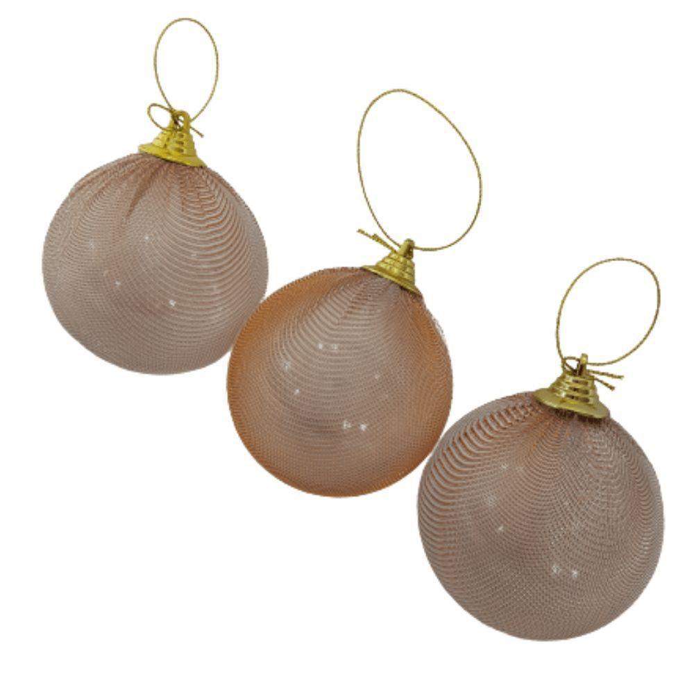 Bolas De Natal Kit Com 3 Unid. Kit 3 Pçs. - 2