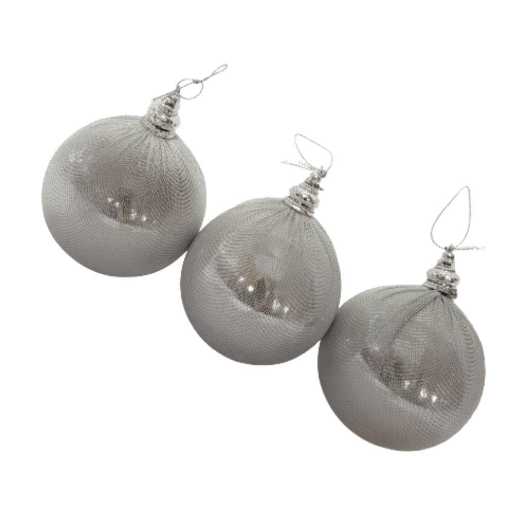 Bolas De Natal Kit Com 3 Unid. Kit 3 Pçs. - 1