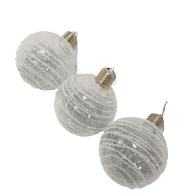 Bola De Natal Com Leds Kit Com 3 Unid. Kit 3 Pçs.