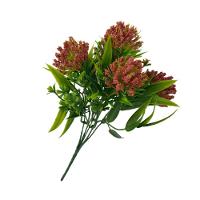 Flor Artificial Ramalhete 5 Ramos 30cm - 1