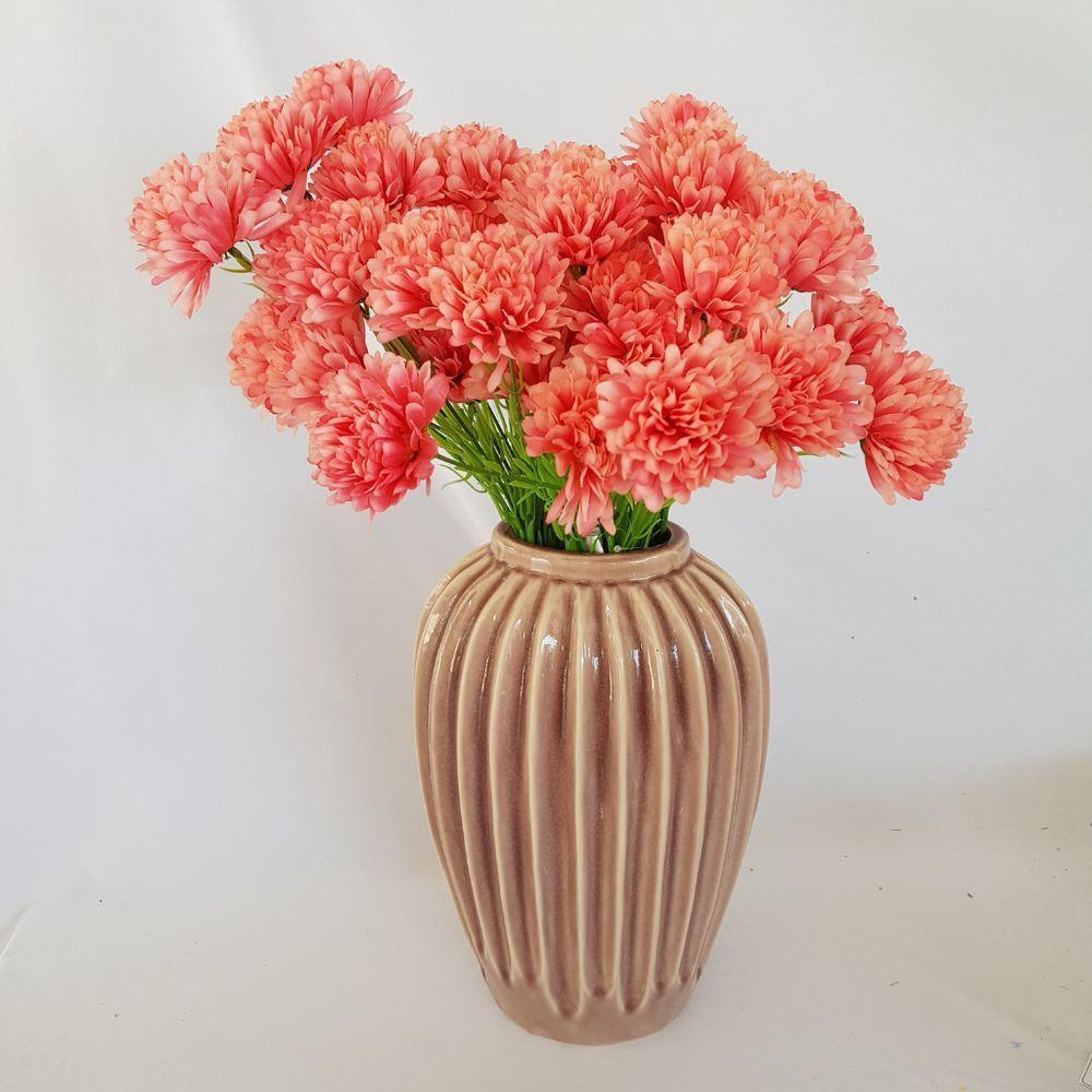 Flor Artificial Mini Dália 60 Cm - 2