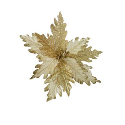 Flor Artificial Dourada 25cm