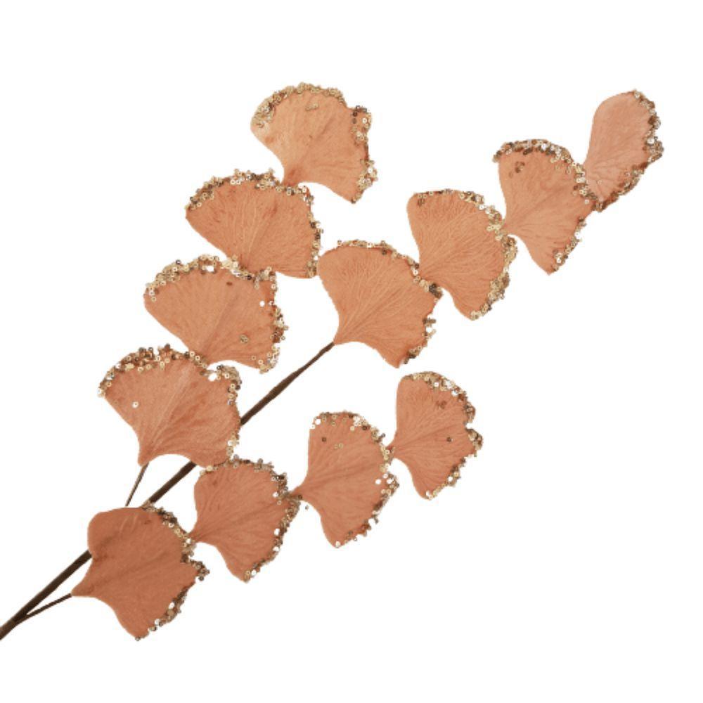 Galho Decorativo 3 Ramos Rose 82cm 82cm - 1