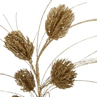 Galho Decorativo Silicone Champanhe 60cm 60 Cm