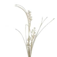 Galho Decorativo Natal Com 75cm Branco 75cm - 1